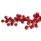 Northlight 5ft. Red Berries Artificial Twig Christmas Garland - image 4