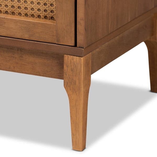 Baxton Studio Ramiel Modern Ash Walnut Wood 6-Drawer Dresser