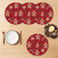 Avanti Holiday Treats Round Placemats - Set of 4 - image 3