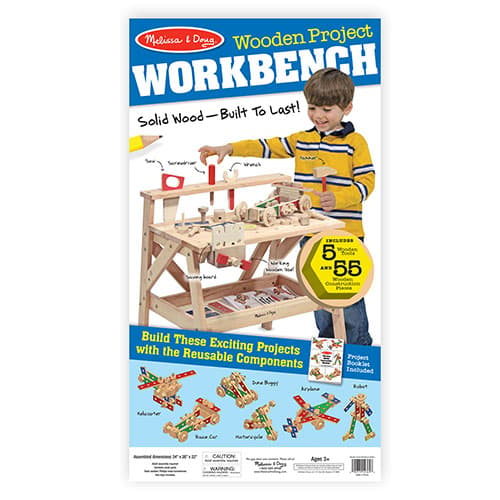 Melissa &amp; Doug® Wooden Project Workbench