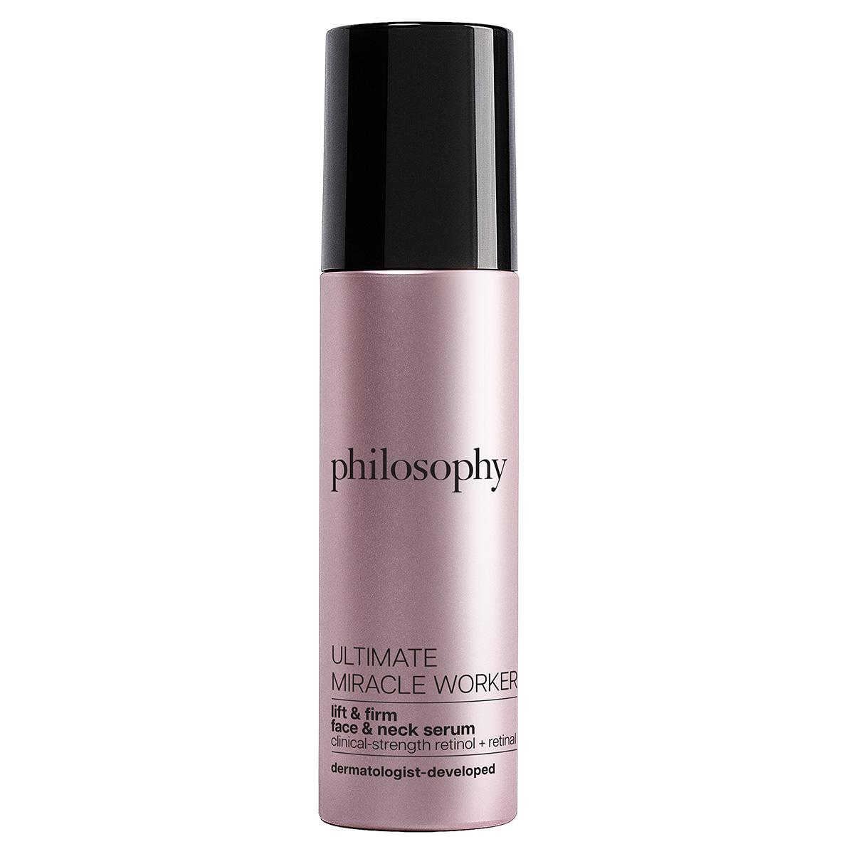 Open Video Modal for Philosophy Ultimate Miracle Worker Lift &amp; Firm Face &amp; Neck Serum