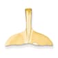 Gold Classics&#40;tm&#41; 14kt. Whale Tail Slide Charm - image 1