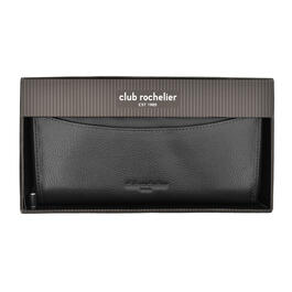 Womens Club Rochelier Leather RFID Zip-Around Wallet