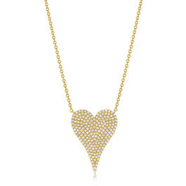 Diamond Classics&#40;tm&#41; 1/2ctw. Gold Diamond Heart Necklace