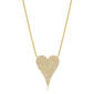 Diamond Classics&#40;tm&#41; 1/2ctw. Gold Diamond Heart Necklace - image 1