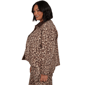 Plus Size Ruby Rd. Game of Luxe Leopard Denim Jacket - image 4
