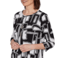 Petite Alfred Dunner Classics Geometric Abstract Blouse - image 5