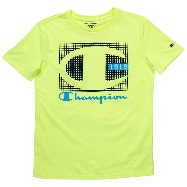 Boys &#40;8-20&#41; Champion Graphic Short Sleeve Tee - Bright Yellow - image 