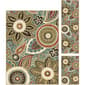 Tayse Majesty Zoey 3pc. Area Rug Set - Seafoam - image 1