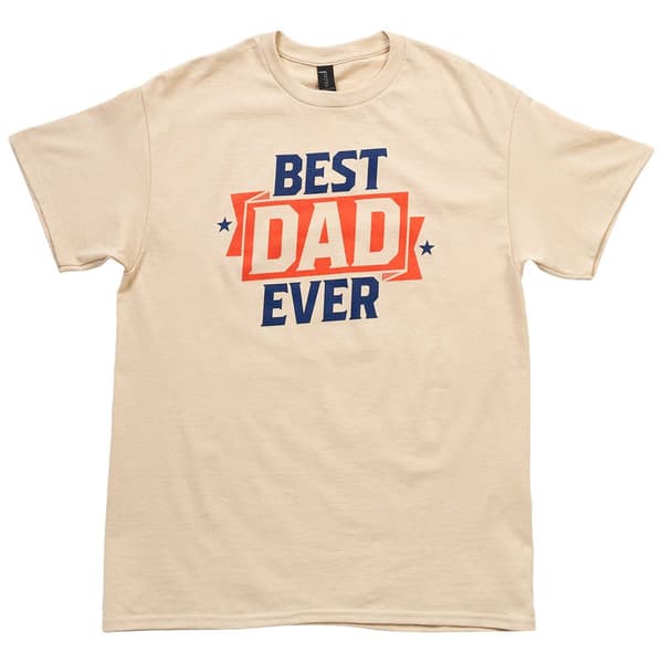 Mens Best Dad Ever Short Sleeve Tee - image 