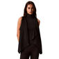 Womens Calvin Klein Sleeveless Mock Neck Draped Front Sweater - image 1