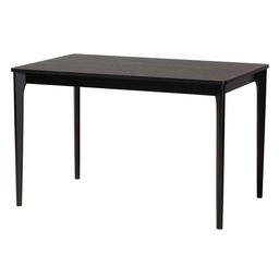 Baxton Studio Sherwin Mid-Century Modern Wood Dining Table