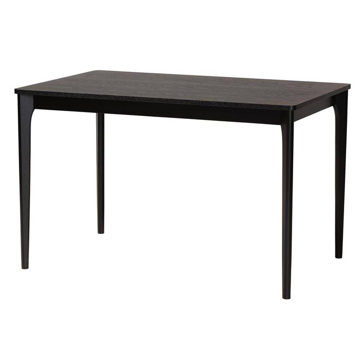 Baxton Studio Sherwin Mid-Century Modern Wood Dining Table