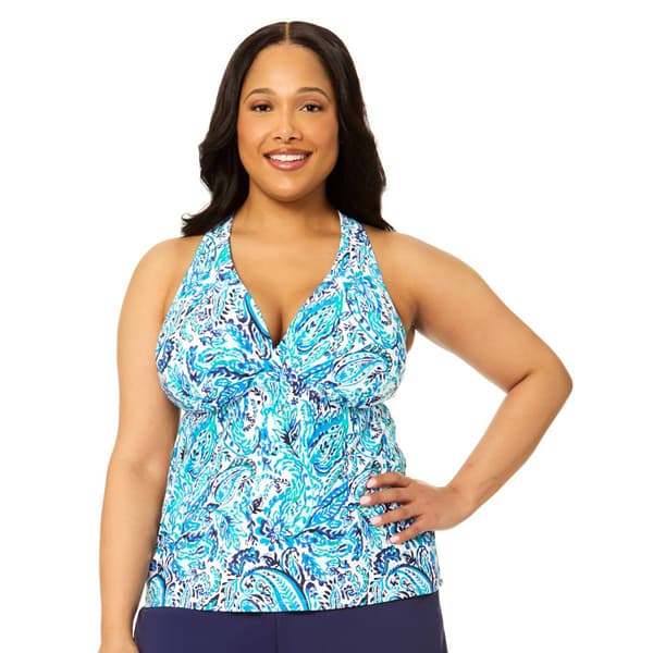 Plus Size Leilani Moana Gardens H Back Tankini