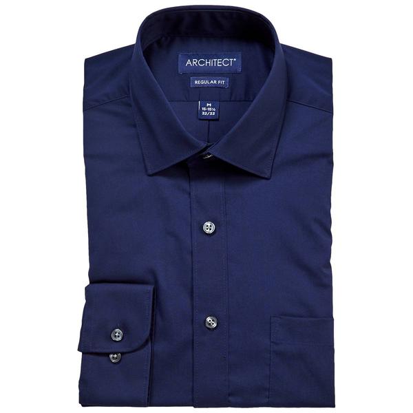 Mens Architect(R) Performance Regular Fit Dress Shirt - Blueprint - image 