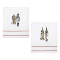 Nicole Miller City Girl 2pk. Hand Towels