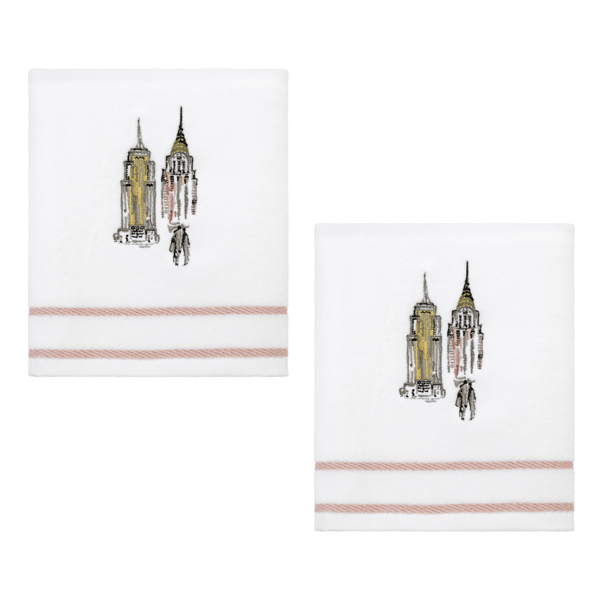 Nicole Miller City Girl 2pk. Hand Towels - image 