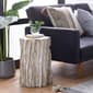 9th & Pike® Gold Fiberglass Eclectic Footstool - image 5