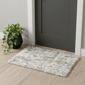 HomeRoots Grey & Ivory Faux Fur Accent Rug - image 1