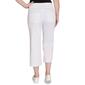 Petite Ruby Rd. Tropical Splash Wide Leg Denim Capri Pants - image 2