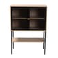 Baxton Studio Asher Natural Brown Wood 2-Door Sideboard - image 4