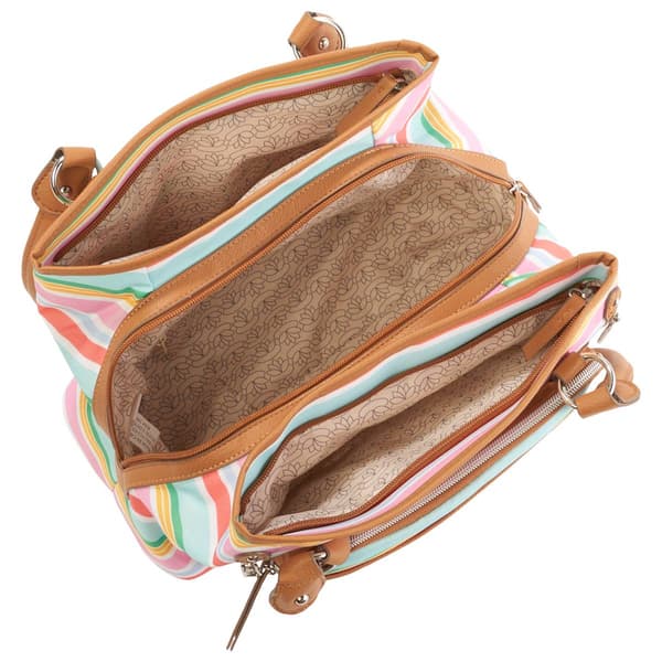 Lily Bloom Maggie Satchel Sunshine Stripe Boscov's