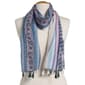 Womens Renshun Stripe Viscose Oblong Scarf - image 2