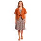 Womens Perceptions Short Sleeve Floral Drape Jacket Dress - image 2