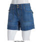 Womens One 5 One Sateen Coin Pocket Belted Shorts - image 4