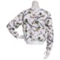 Juniors No Comment Fleece Applique Crew Neck Sweatshirt - image 2
