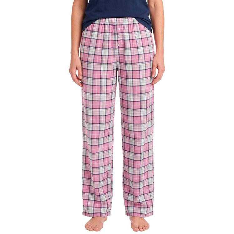 Plus Size Jaclyn Plaid Rayon Flannel Pajama Bottoms