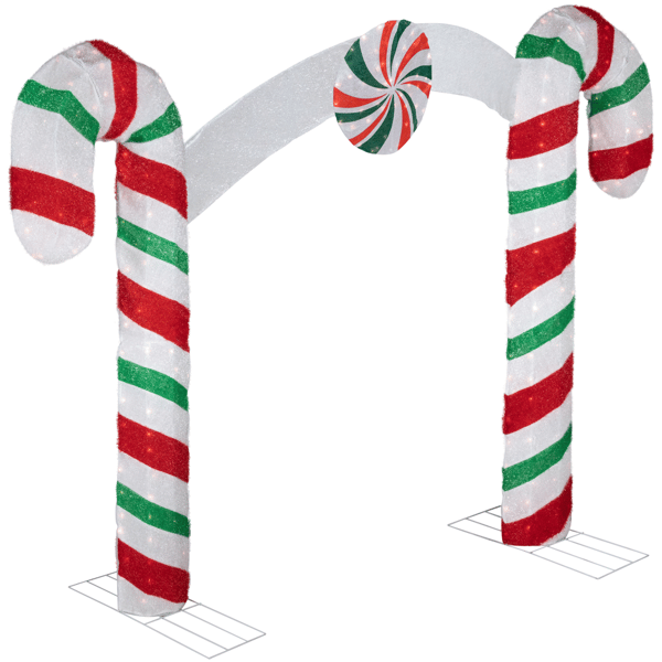 Northlight Lighted Candy Cane Archway Outdoor Christmas Décor