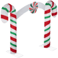 Northlight Lighted Candy Cane Archway Outdoor Christmas Décor - image 3
