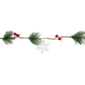 Northlight 6ft. LED Berry & Snowflake Christmas Garland - image 5