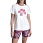 Womens DKNY Sport Camo Kixed Media Logo Crew Neck Tee - image 1