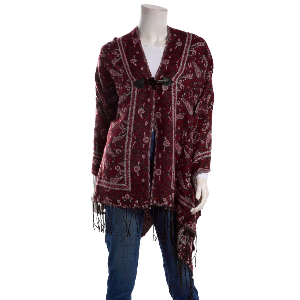 Womens Renshun Jaquard Cape