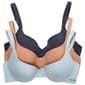 Womens Nautica 3pk. Seamless Molded T-Shirt Bras NT4918-3PKAV - image 2