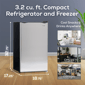 Igloo 3.2 cu. ft. Compact Single Door Refrigerator Freezer - image 2