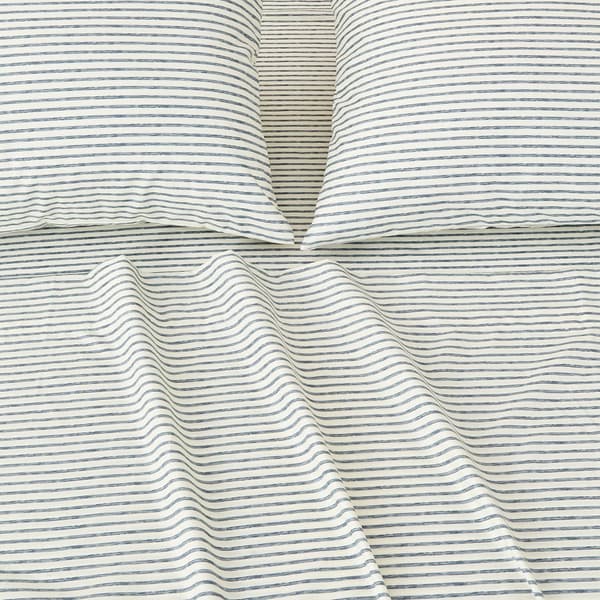FreshFolds Evette Premium Striped Microfiber Sheet Set