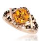 Le Vian Chocolatier&#40;R&#41; Cinnamon Citrine&#40;R&#41; & Diamond Ring - image 1