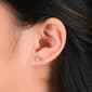 Forever New Sterling Silver Heart, CZ, & Ball Stud Earrings Set - image 3
