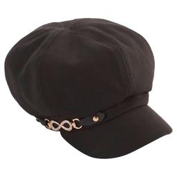 Womens Madd Hatter Cabby Rhinestone Band Hat
