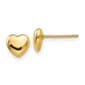 Gold Classics&#40;tm&#41; 14kt. Yellow Gold Heart Stud Earrings - image 1