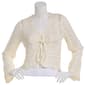 Juniors Madden Girl Pointelle Tie Front Cardigan Sweater - image 1