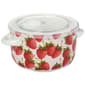 Home Essentials 25oz. Strawberries 2 Handle Bowl with Lid - image 1