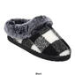 Womens Cuddl Duds&#174; Buffalo Check Two-Tone Faux Fur Clog Slippers - image 5