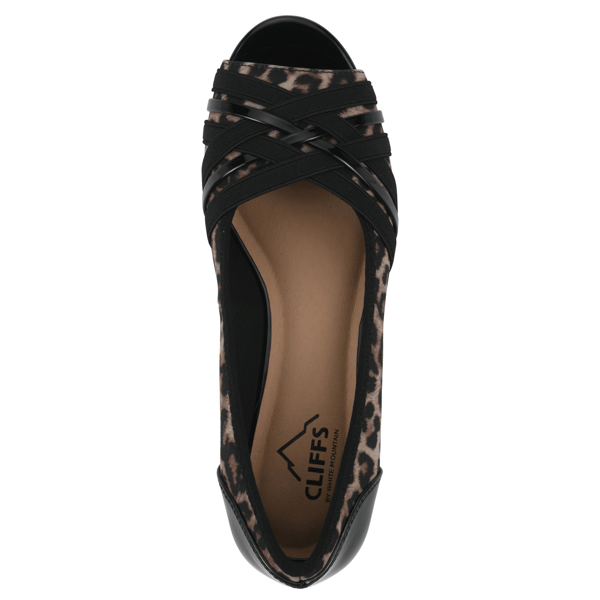 Womens Cliffs by White Mountain Peep Toe Boldest Wedge Heels