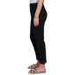 Womens Ruby Rd.Tropical Noir Embroidered Cutout Tencel Denim - image 4