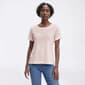 Womens Napa Valley Short Sleeve Stripe Jacquard Blouse - image 5