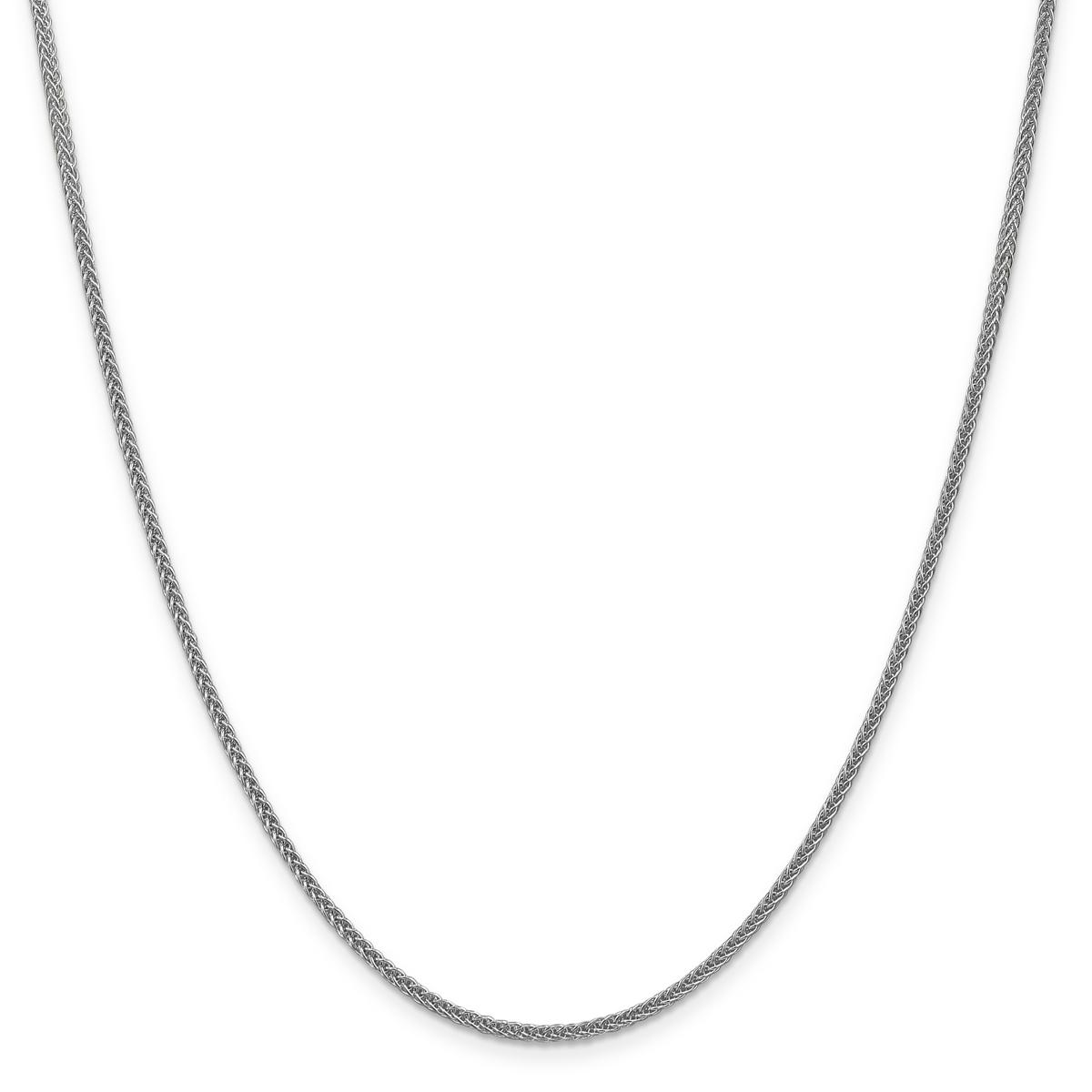 Gold Classics™ 2mm. 14kt. White Gold 3-Wire Wheat Necklace